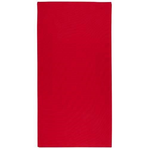 Obrázky: Polyester. športový uterák 50×100 cm, červená, Obrázok 3
