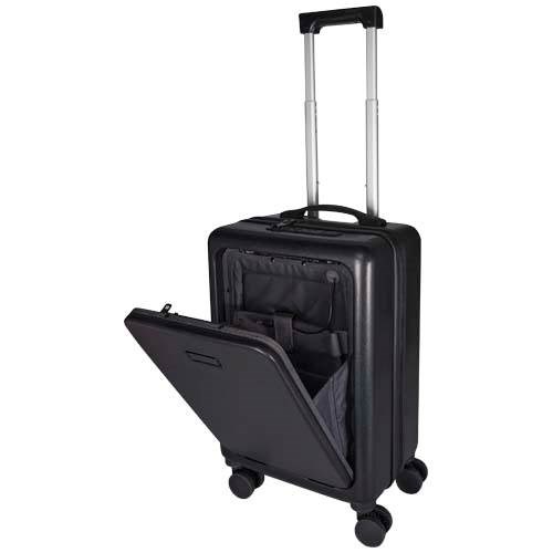 Obrázky: Čierny  recyk. palubný kufor veľkosti 20″ (51 cm), Obrázok 5