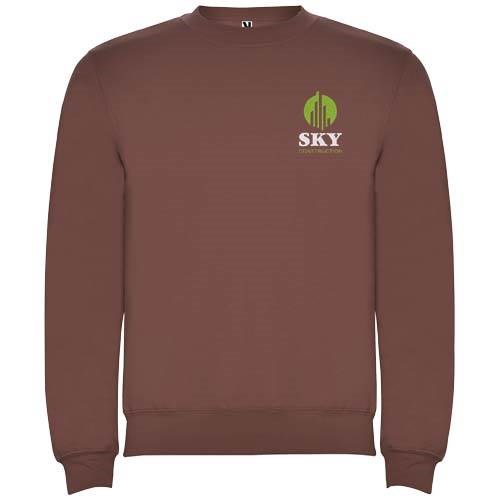Obrázky: Unisex mikina Clasica 280, Hnedo-červená XS, Obrázok 5