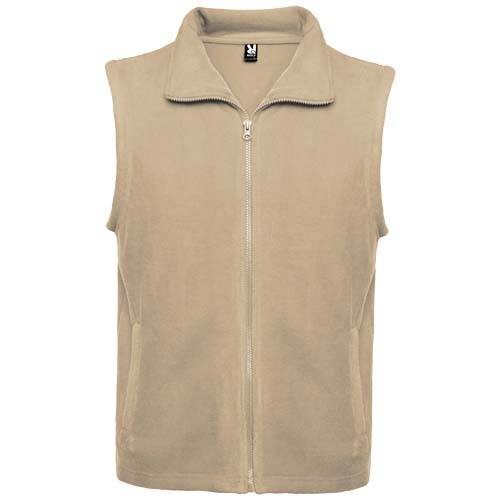 Obrázky: Bellagio 300, unisex flís. vesta piesková M