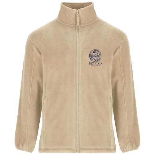 Obrázky: Artic 300 pán.flís.  bunda na zips,piesková XXXXL, Obrázok 5