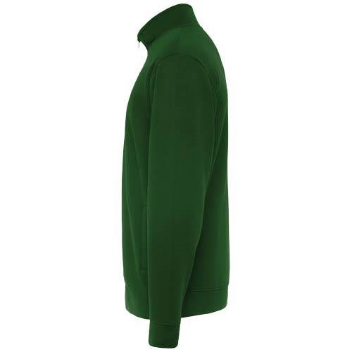 Obrázky: zelená unisex mikina na zips Ulan 280, XXL, Obrázok 3