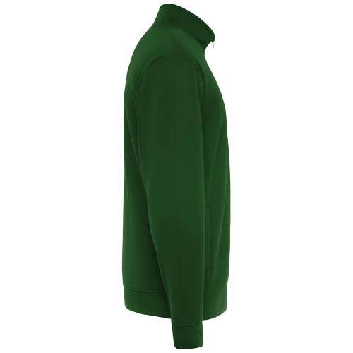 Obrázky: zelená unisex mikina na zips Ulan 280, XXL, Obrázok 4