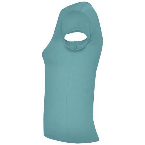 Obrázky: Dymovo-modré dámske tričko Belice 200, XL, Obrázok 3