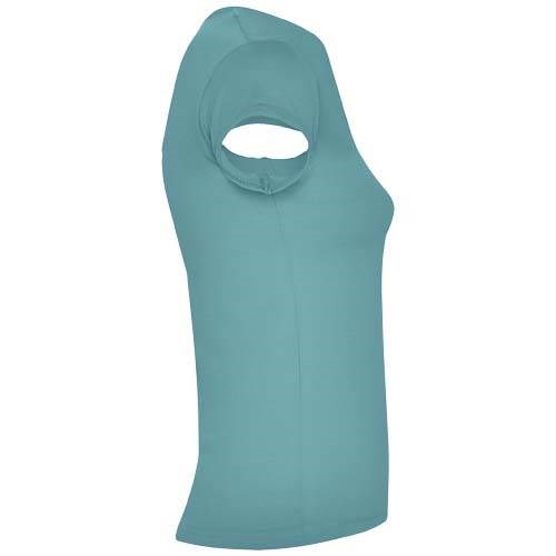 Obrázky: Dymovo-modré dámske tričko Belice 200, XXL, Obrázok 4