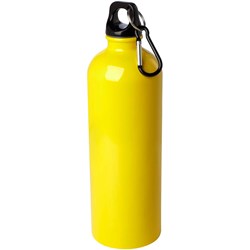 Obrázky: Nerezová  fľaša 750ml s karabínou, žltá