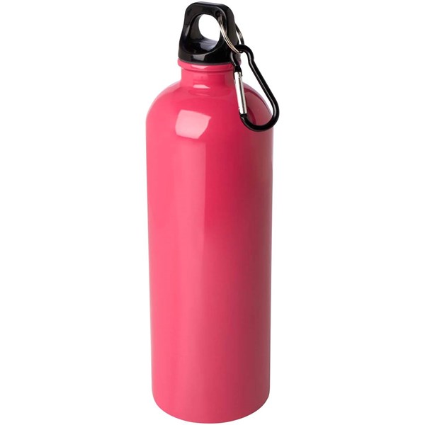 Obrázky: Nerezová  fľaša 750ml s karabínou, ružová