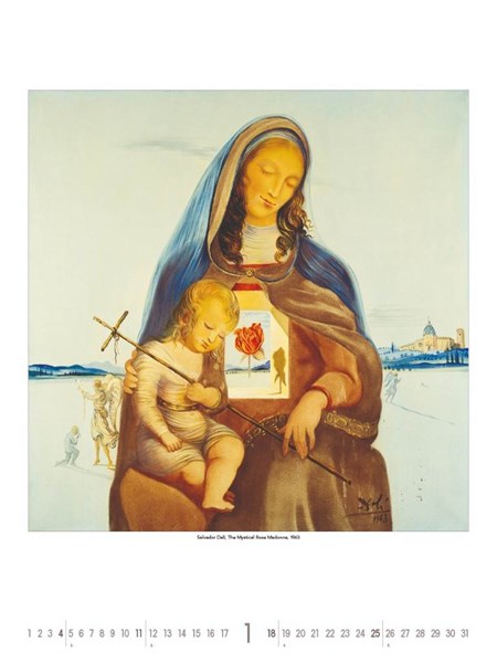 Obrázky: SALVADOR DALÍ, nástenný kalendár 420x560 mm, Obrázok 2