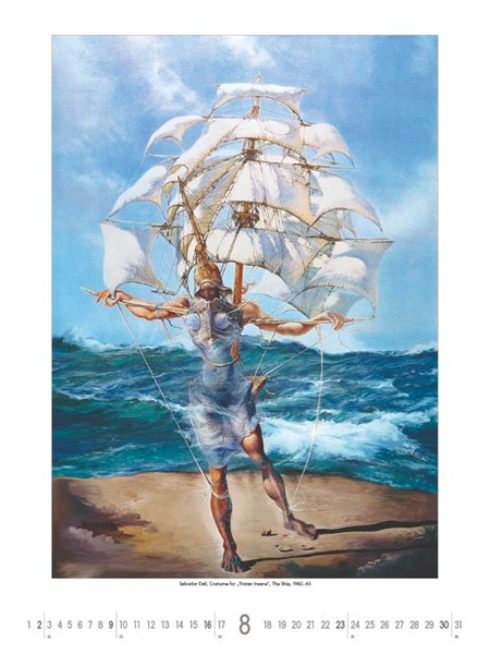 Obrázky: SALVADOR DALÍ, nástenný kalendár 420x560 mm, Obrázok 12