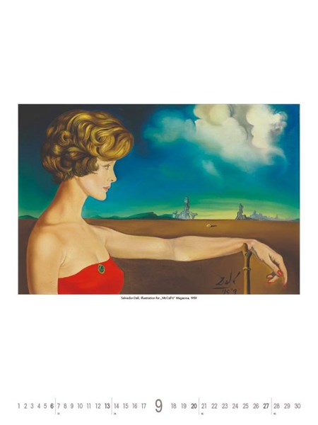Obrázky: SALVADOR DALÍ, nástenný kalendár 420x560 mm, Obrázok 13