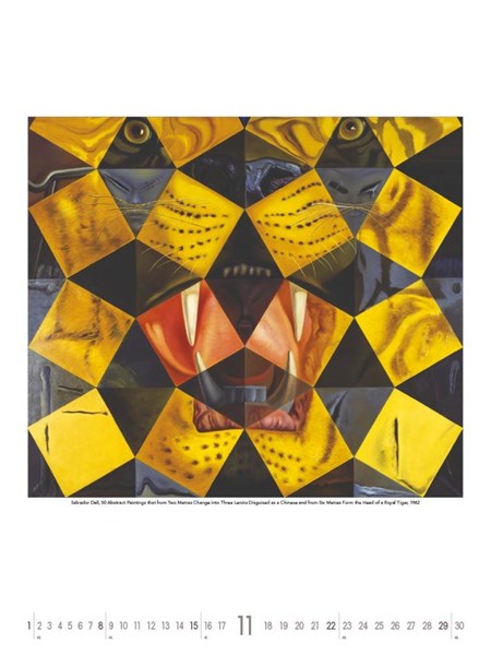 Obrázky: SALVADOR DALÍ, nástenný kalendár 420x560 mm, Obrázok 4