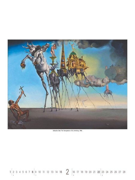 Obrázky: SALVADOR DALÍ, nástenný kalendár 420x560 mm, Obrázok 6