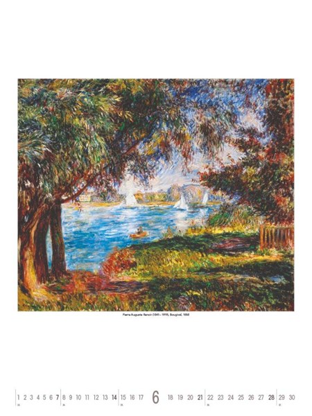 Obrázky: IMPRESSIONISTS, nástenný kalendár 420x560 mm, Obrázok 10