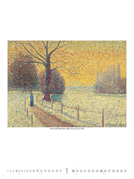 Obrázky: IMPRESSIONISTS, nástenný kalendár 420x560 mm, Obrázok 2