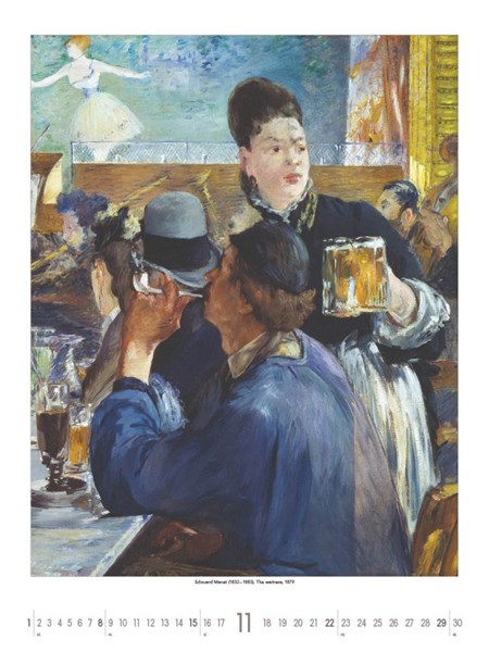 Obrázky: IMPRESSIONISTS, nástenný kalendár 420x560 mm, Obrázok 4