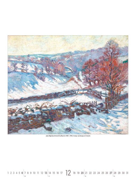 Obrázky: IMPRESSIONISTS, nástenný kalendár 420x560 mm, Obrázok 5