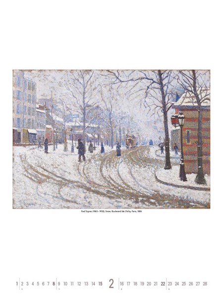 Obrázky: IMPRESSIONISTS, nástenný kalendár 420x560 mm, Obrázok 6