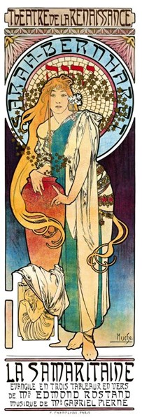 Obrázky: ALFONS MUCHA, nástenný kalendár 330x600 mm, Obrázok 11