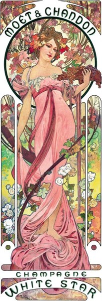 Obrázky: ALFONS MUCHA, nástenný kalendár 330x600 mm, Obrázok 10