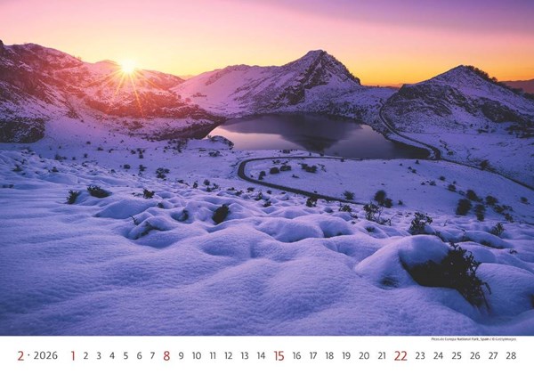 Obrázky: NATIONAL PARKS, nástenný kalendár 450x315 mm, väzba na špirále, Obrázok 3