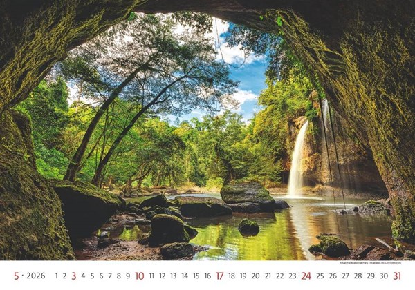 Obrázky: NATIONAL PARKS, nástenný kalendár 450x315 mm, väzba na špirále, Obrázok 6