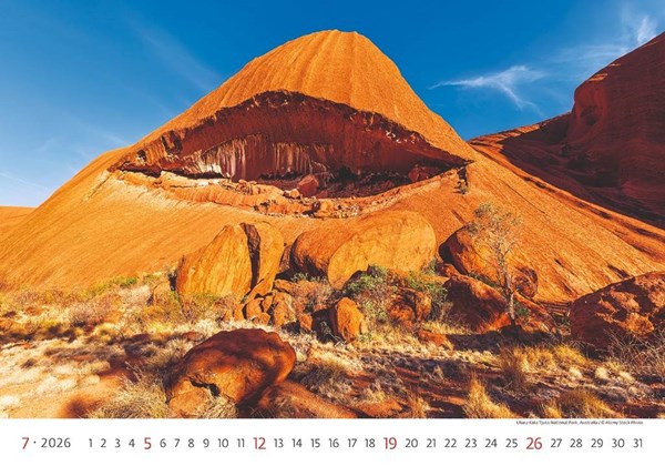 Obrázky: NATIONAL PARKS, nástenný kalendár 450x315 mm, väzba na špirále, Obrázok 8