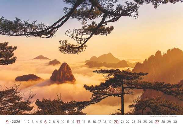 Obrázky: NATIONAL PARKS, nástenný kalendár 450x315 mm, väzba na špirále, Obrázok 10