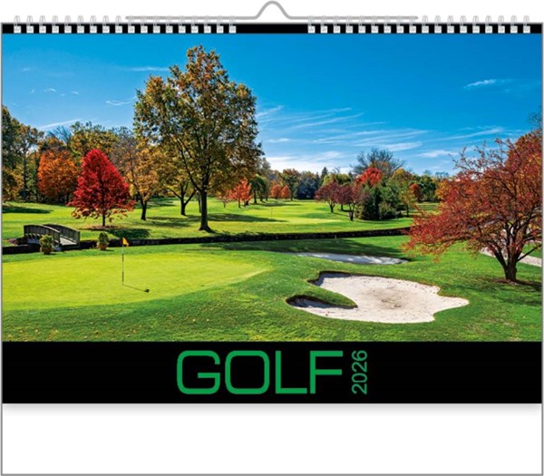 Obrázky: GOLF, nástenný kalendár 485x340 mm