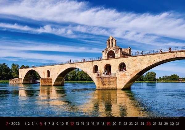 Obrázky: BRIDGES, nástenný kalendár 450x315 mm, Obrázok 8