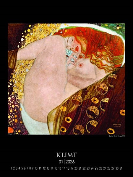 Obrázky: GUSTAV KLIMT,nástenný kalendár 420x560 mm, Obrázok 2