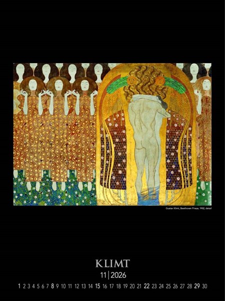 Obrázky: GUSTAV KLIMT,nástenný kalendár 420x560 mm, Obrázok 4