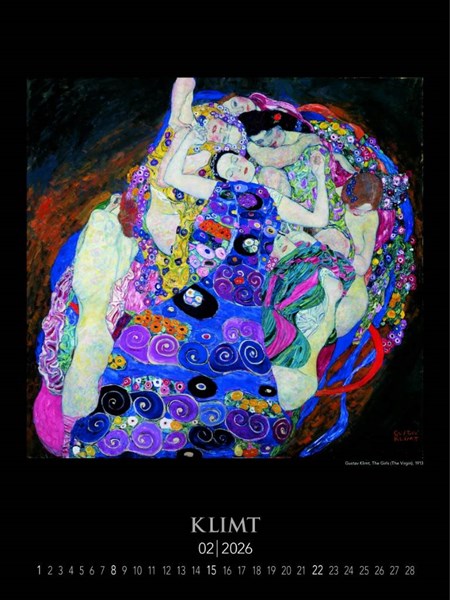 Obrázky: GUSTAV KLIMT,nástenný kalendár 420x560 mm, Obrázok 6