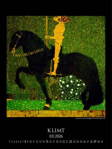 Obrázky: GUSTAV KLIMT,nástenný kalendár 420x560 mm, Obrázok 7