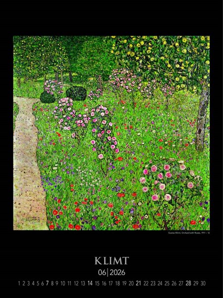 Obrázky: GUSTAV KLIMT,nástenný kalendár 420x560 mm, Obrázok 10
