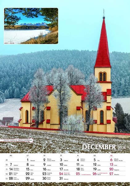 Obrázky: SPOZNÁVAME SLOVENSKO, nástenný kalendár 340X485 mm, Obrázok 5