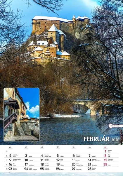 Obrázky: SPOZNÁVAME SLOVENSKO, nástenný kalendár 340X485 mm, Obrázok 6