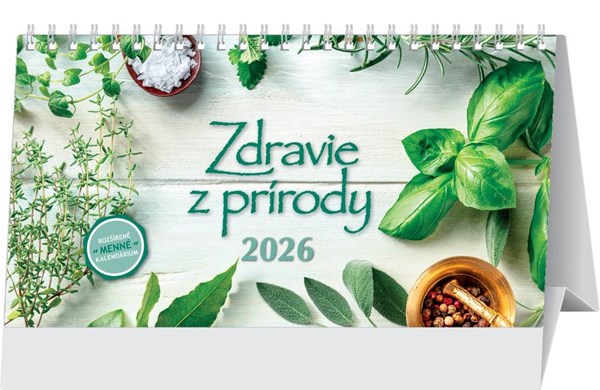 Obrázky: ZDRAVIE Z PRÍRODY, stolový kalendár, 280x150 mm