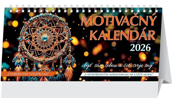 Obrázky: MOTIVAČNÝ, stolový kalendár,297x138mm