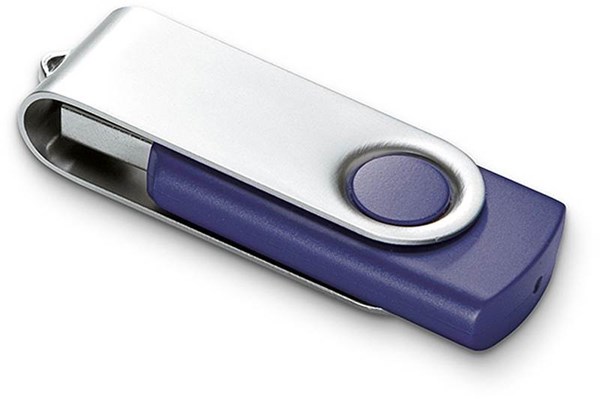 Obrázky: USB kľúč 1 GB, modrá, Obrázok 3