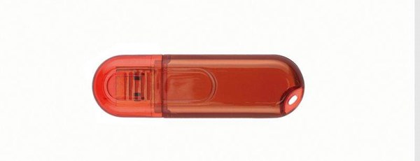 Obrázky: Infotech mini USB flash disk červený 16GB, Obrázok 3
