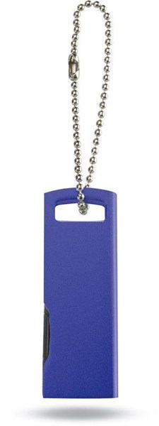 Obrázky: USB kľúč Datagir vyklápací, 16 GB, modrá, Obrázok 2