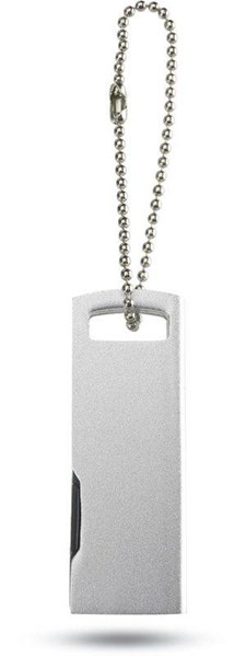 Obrázky: USB kľúč 2 GB, matná strieborná, Obrázok 2