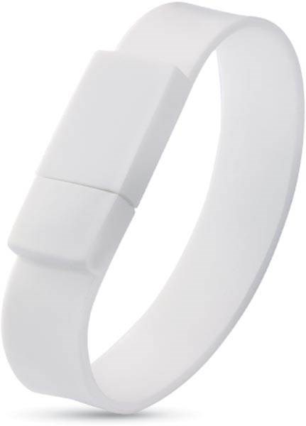 Obrázky: Wristflash USB disk biely náramok 32GB, Obrázok 2