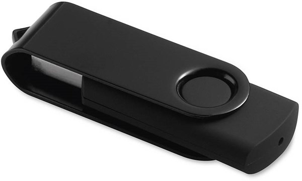 Obrázky: Rotodrive čierny rotačný USB disk 1 GB, Obrázok 2