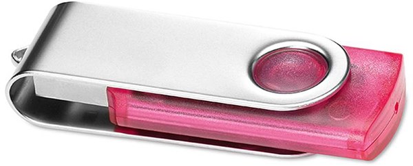 Obrázky: Twister Transtech 3.0 ružovo-strieb. USB disk 64GB