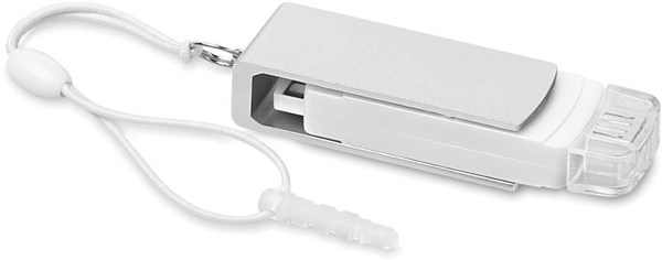 Obrázky: OTG Flash USB flash disk 64 GB s micro USB, biely