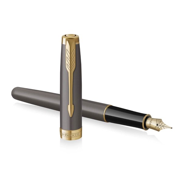 Obrázky: PARKER Sonnet Core Grey GT, plniace pero, M, Obrázok 3