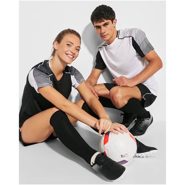 Obrázky: Športová sada 2 dresov a šortiek, červeno-modrá XL, Obrázok 3