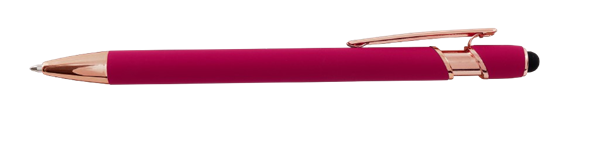 Obrázky: Vínové hliník. gul. pero NOTY SOFT LUX stylus