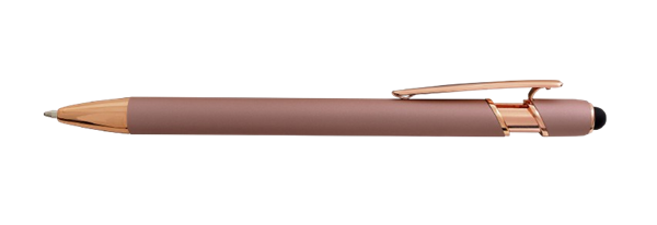 Obrázky: Ružové hliník. gul. pero NOTY SOFT LUX stylus